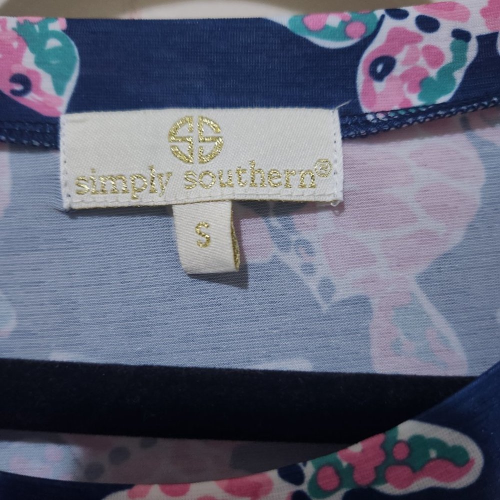 Simply Southern Turtle Top Multi Color Size Small - Picture 6 of 6
